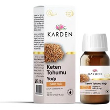 Karden Keten Tohumu Yağı 50 ml