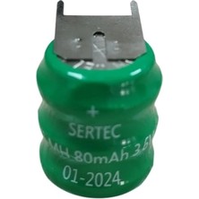Pazarcan Pil 3.6V 3S1P 80 Mah 3 Pin Ni Mh Buton