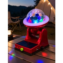 Stylmenplus Taşınabilir Solar LED Parti Lambası USB Şarjlı Renkli Dekoratif Aydınlatma