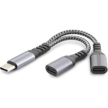 Pazarcan To 2*type C F Kablo Car 100W Siyah