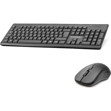 Pazarcan Ireless Klavye Mouse Set Q Siyah