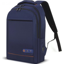 Pazarcan Çanta Office 15.6 Inç USB Sırt Sı Lacivert MCC006BL