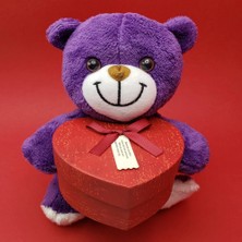 Pazarcan 11 x 5 cm 25 cm 23 cm Atkılı Peluş Ayıcık Karışık Renkli