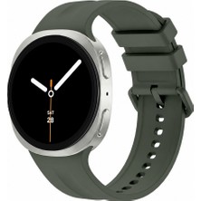 Sneezy Samsung Galaxy Watch 8 44MM 40MM Ile Uyumlu Oluklu Silikon Kordon Ayarlanabilir Spor Saat Kayışı