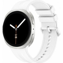 Sneezy Samsung Galaxy Watch 8 44MM 40MM Ile Uyumlu Oluklu Silikon Kordon Ayarlanabilir Spor Saat Kayışı