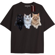 Tarzsokak New York Baskılı Oversize Kalıp Unisex T-Shirt