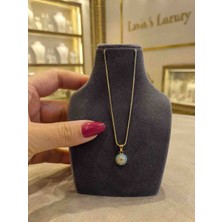 Lavin’s Luxury Nazar Boncuğu Çelik Kolye 🧿
