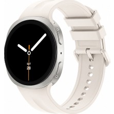 Sneezy Samsung Galaxy Watch 8 44MM 40MM Ile Uyumlu Oluklu Silikon Kordon Ayarlanabilir Spor Saat Kayışı