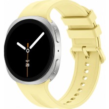 Sneezy Samsung Galaxy Watch 8 44MM 40MM Ile Uyumlu Oluklu Silikon Kordon Ayarlanabilir Spor Saat Kayışı