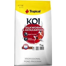 Tropical Koi Silkworm Astaxanthin Pellet Size S 7 kg