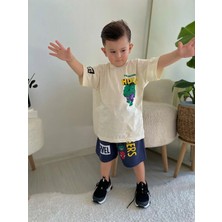 Fao Shop 7 - 24 Fao Shop 7-24 Karekter Baskılı Erkek Çocuk Takım (Siyah)