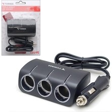 OEM Trm G-24 Araç Çakmak Fişi Çoklayıcı Üçlü 12V/24V