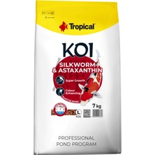 Tropical Koi Silkworm Astaxanthin Pellet Size L 7 kg