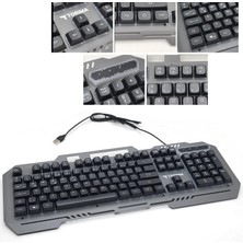 Trm Tk-13 Oyuncu Kablolu Klavye Q Türkçe Rgb Işıklı Mekanik Ergonomik Profesyonel