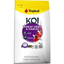 Tropical Koi Wheat Germ Garlic Pellet Size M 7 kg