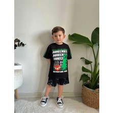 Fao Shop 7 - 24 Fao Shop 7-24 Karekter Baskılı Erkek Çocuk Takım (Siyah)