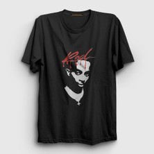 Presmono  Siyah Red Rapper Playboi Carti T-Shirt