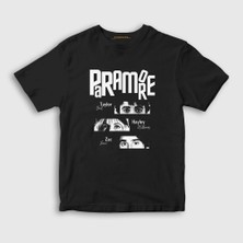 Presmono  Çocuk Siyah Band V2 Müzik Paramore T-Shirt