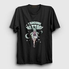 Presmono  Siyah Hattori Tsugumi Anime Orient T-Shirt