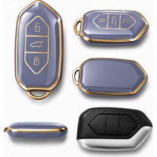 Consolux Togg T10X & T10F Uyumlu, Darbe ve Çizilmeye Karşı Koruyucu Premium Tpu Anahtar Kılıfı