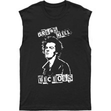 Tarzsokak Sex Pistols Kesik Kol Tişört Kolsuz T-Shirt BKT6127