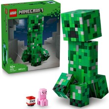 Uravas Store LEGO Minecraft Creeper 21276 - Video Oyunu Seven 10 Yaş ve Üzeri Çocuklar Için Yaratıcı Aksiyon Figürü Yapım Seti, Doğum Günü Hediyesi (665 Parça)