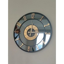 Moontime Alaçatı Gerçek Aynalı Dekoratif Duvar Saati (50 Cm)