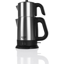 Moontime Alaçatı Demli Stil Çay Makinesi Inox 33150