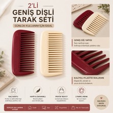 2'li Tarak Seti – Saç Açma ve Günlük Kullanım Tarağı