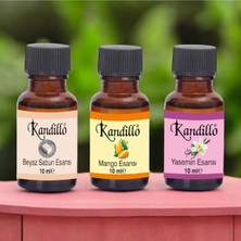 Moontime Alaçatı 3' Lü, Mum Esansı Seti, Mango, Yasemin, Beyaz Sabun , Mum Buhurdanlık Soya Wax, Kurutma Topu Kokusu
