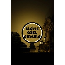 Moontime Alaçatı Kişiye Özel Silüet Lamba Gece Lambası, Masa Lambası, Hediye
