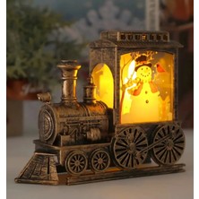 Moontime Alaçatı 3D Noel Treni Gece Lambası Yılbaşı Süslemesi