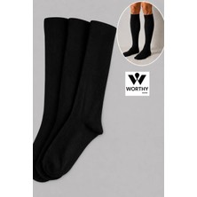 Worthy Socks 3'lü Diz Altı Tenis Spor Çorap