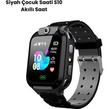 S10 Akıllı Çocuk Saati Siyah - 9888-4167