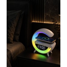 Kablosuz Rgb Bluetooth Hoparlör USB Fm ve Aux Destekli Taşınabilir Ses Sistemi - 3714-6484
