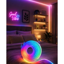 USB Girişli Rgb Neon Şerit LED Tv Oda Masa Dekor Işığı - 9217-5584