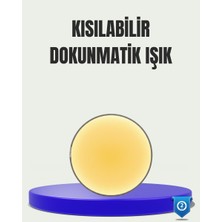 LED Hareket Sensörlü Gece Lambası Kablosuz Duvar Tipi - 4604-1234
