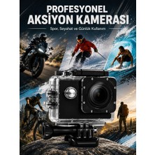 Yüksek Görüntü Kalitesi Sunan 1080P Full Hd Aksiyon Kamerası - 4184-5146