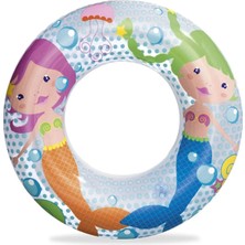 Moontime Alaçatı Çocuklar Için Deniz & Havuz Simidi 51 cm Deniz Canlıları Desenli / Sea Adventures Swim Rings 36113