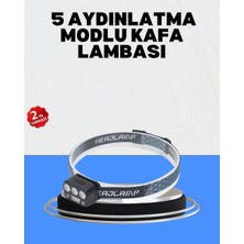 Gece Koşusu Için LED Kafa Lambası El Sensörlü - 4241-8966