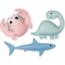 Moontime Alaçatı Sea Animals 3lü Kum Dolgulu Dalış Oyuncağı