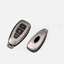 Esranın Dünyası Ford Focus ile Uyumlu Silikon Oto Anahtar Kabı Kılıfı Füme