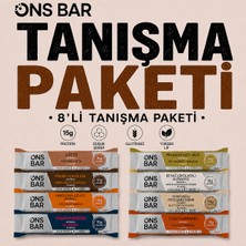 Onsbar Tanışma Paketi Yüksek Protein Bar 45G x 8 Adet