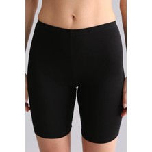 Mısırlı Modal By Tencel Alıce Uzun Şort Külot Siyah