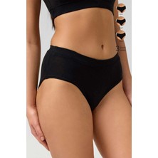 Mısırlı Modal By Tencel Hera Brief Gizli Lastikli 3'lü Slip Külot Siyah