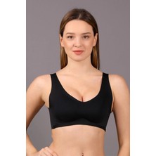 Mısırlı New Bra Desteksiz Hayalet Bralet Sütyen Siyah