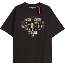 Tarzsokak Y2K Twilight Team I Love My Boyfriend Tshirt Kod-Edward