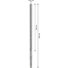 Bosch 1x Pro Sds Plus-5x Kırıcı Delici Delme Ucu (Donatılı Beton, Beton, Ø 10,00 Mm, Professional Aksesuar Kırıcı Delici)