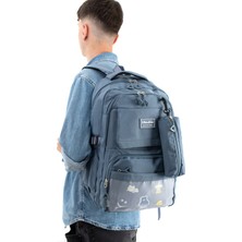 Ventis Qualty – Okul Çantası Su Geçirmez Klinkır Kumaş Unisex Sırt Çantası Model (7d)