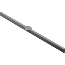 Saral Çizgili Füme Metal Kulp 512 mm 51.2 cm Mobilya Çekmece Mutfak Dolabı Dolap Kapak Kulplar